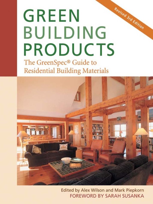 Title details for Green Building Products by Alex Wilson - Available